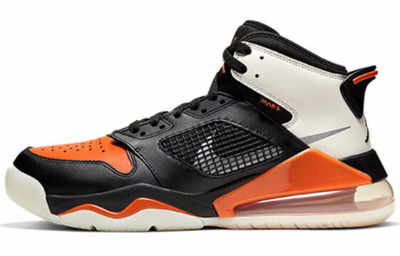 Кроссовки Nike Air Jordan Mars 270 Shattered Backboard Оранжево-черные, женские