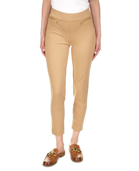 Women's Zip-Pocket Pull-On Trousers