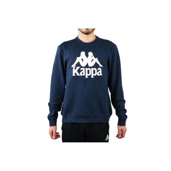 Мужской свитшот спортивный синий с логотипом Kappa Sertum RN Sweatshirt M 703797-821