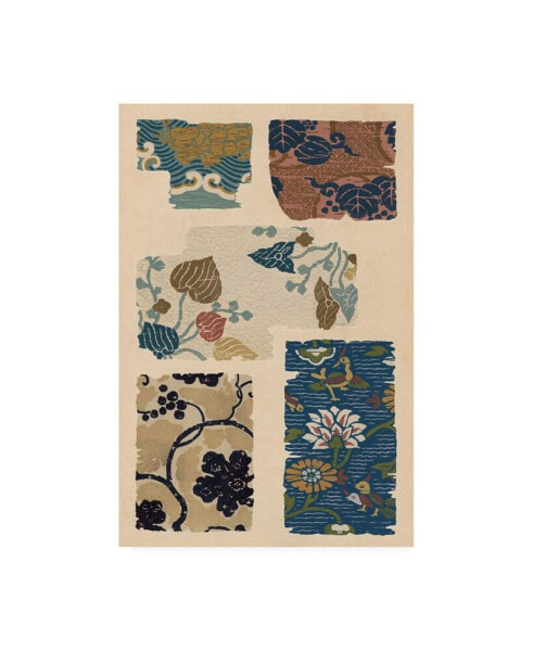 Ema Seizan Japanese Textile Design VIII Canvas Art - 20" x 25"