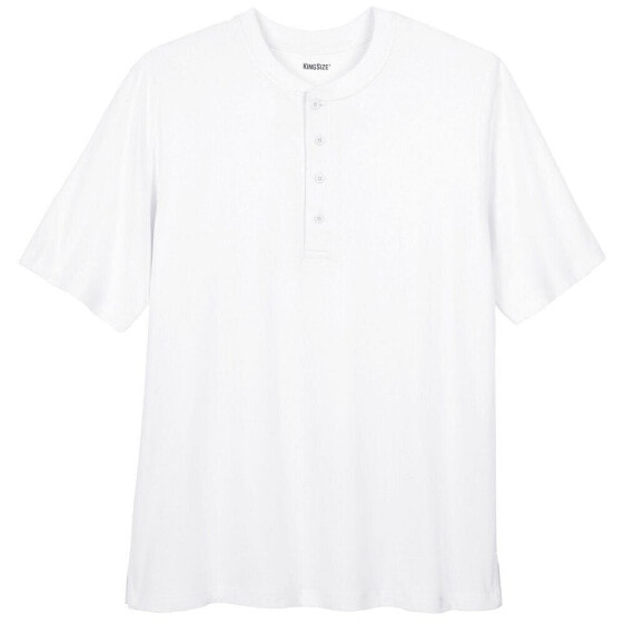 Big & Tall Shrink-Less Lightweight Henley T-Shirt