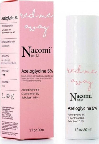 Floslek Next Level Azeloglicyna 5% kojące serum do twarzy do cery naczynkowej i z trądzikiem różowatym 30ml