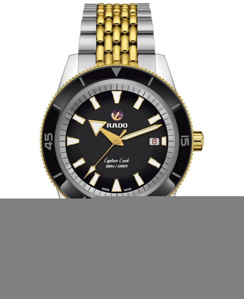 Men's Captain Cook Automatic Two-Tone Stainless Steel Bracelet Watch 42mm