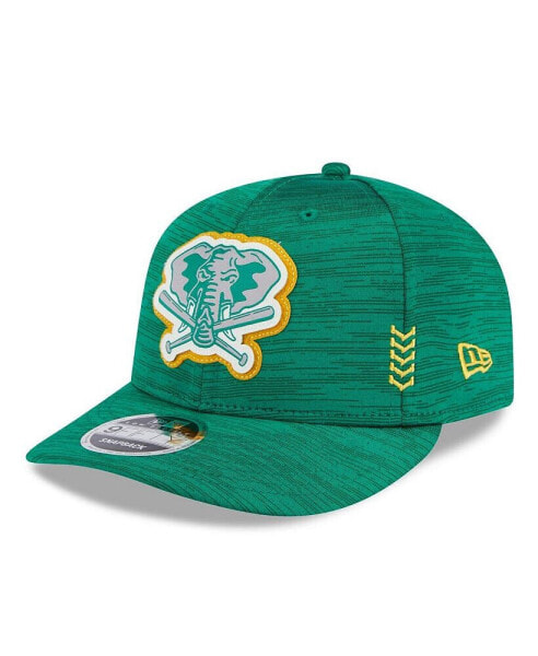 Бейсбольная кепка New Era мужская Зеленая Oakland Athletics 2024 Clubhouse Low Profile 59FIFTY Snapback Hat