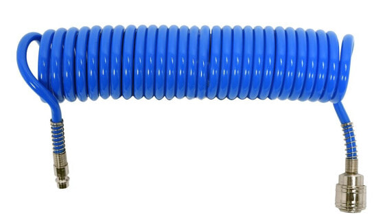 Пневматический спиральный шланг Yato 5,5 мм x 8 мм x 5 м Полиуретан