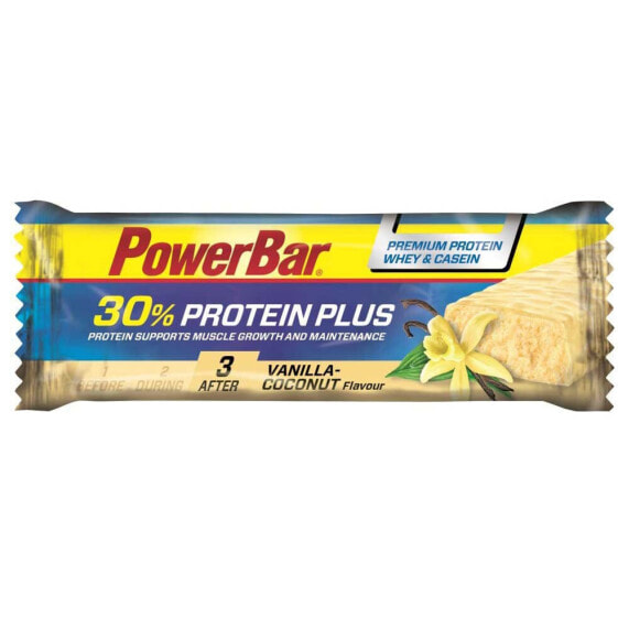 Энергетический батончик с протеином Powerbar Protein Plus 30% 55г Ваниль и Кокос