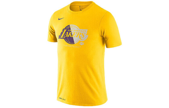 Футболка мужская Nike Dri-fit NBAT LA Lakers AT0422-741 желтая