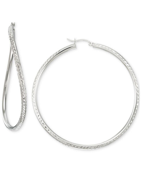 Серьги Macys Gold Wavy Hoop 23/8