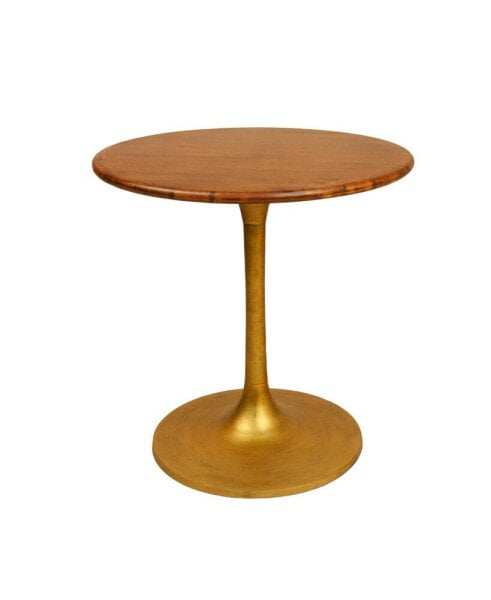 Alden Wood Top Round Dining Table