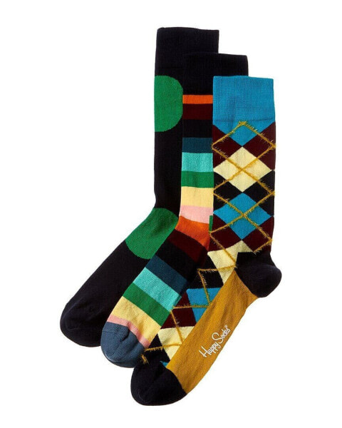 Happy Socks 3Pk Classics Socks Gift Set Men's 41-46