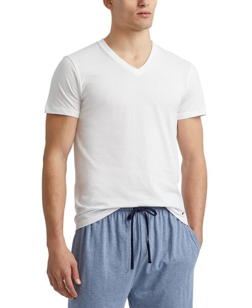 Men's Classic-Fit V-Neck Undershirts, 5+ 1 Free Bonus Pack