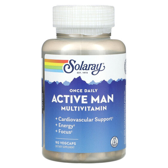 Витамины для мужского здоровья Once Daily Active Man, 90 капсул (SOLARAY)
