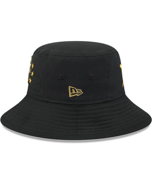 Men's Black Los Angeles Dodgers 2024 Armed Forces Day Bucket Hat
