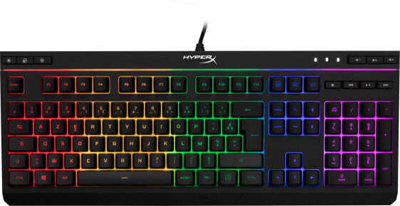 HP HyperX Alloy Core RGB - Gaming Keyboard (FR Layout) - Full-size (100%) - USB - Membrane - AZERTY - RGB LED - Black
