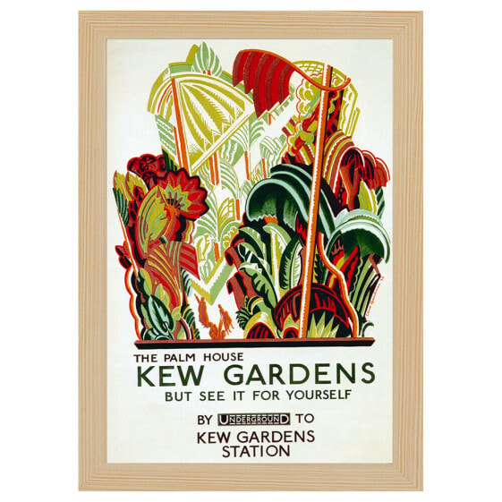 Bilderrahmen Poster 1926 Kew Gardens