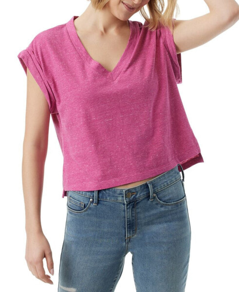 Women's Hester V-Neck Cropped T-Shirt