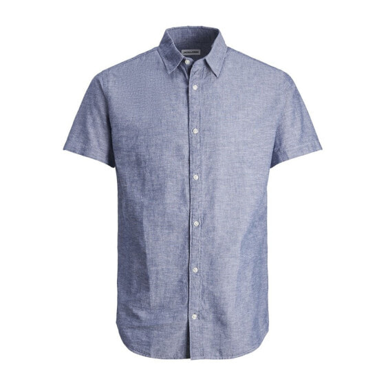 JACK & JONES Linen Plus Size short sleeve shirt