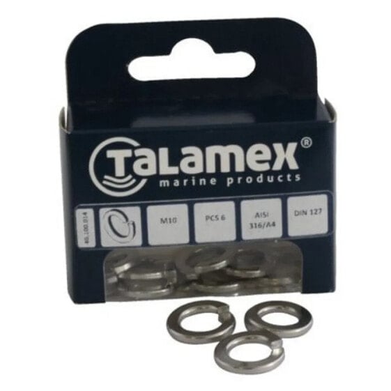 Шайба блокировочная пружинная TALAMEX Spring Lock Washer 6 шт.