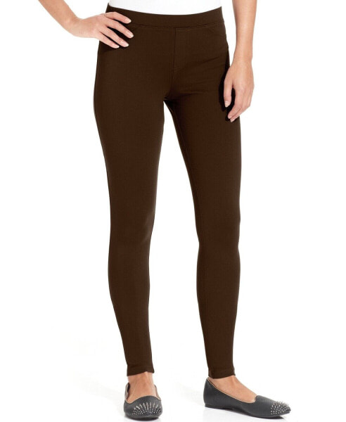 Hue Women's Espresso Brown Ponte Leggings Size XS 145540