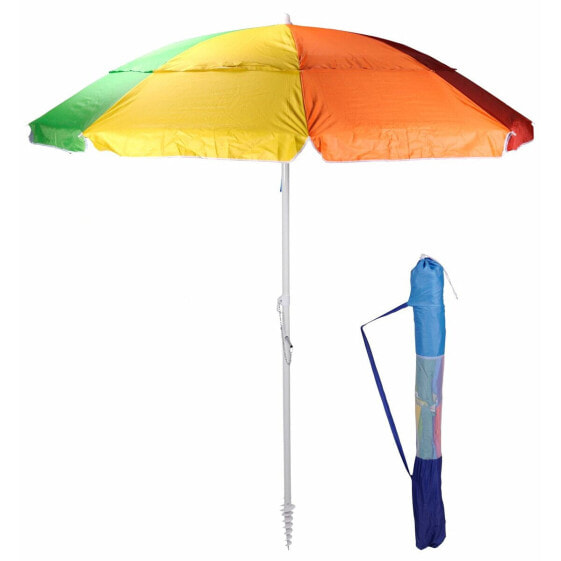Пляжный зонт Пляж На шарнирах Разноцветный Ø 220 cm