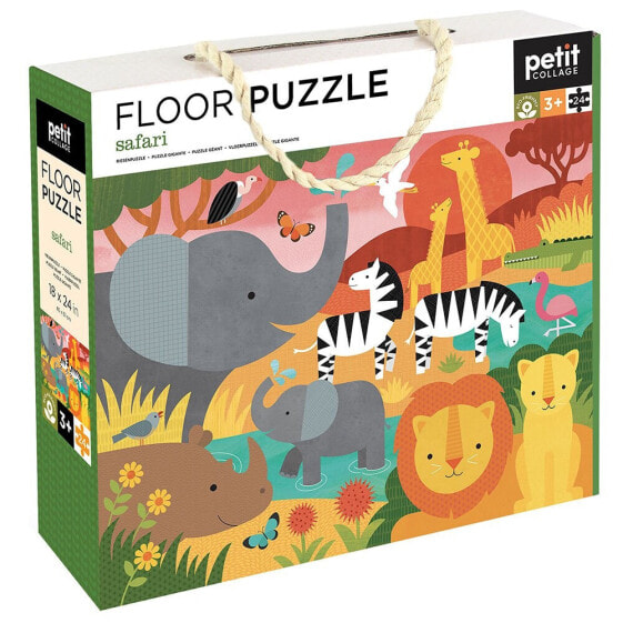 PETIT COLLAGE Floor PuzzleSafari