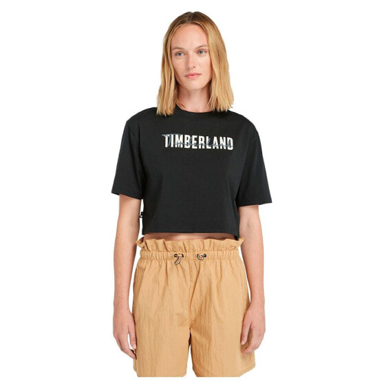 TIMBERLAND Cropped short sleeve T-shirt