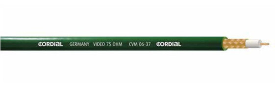Cordial CVM 06-37 - Green - Cable - Video / Analog Coaxial 100 m - Copper Wire