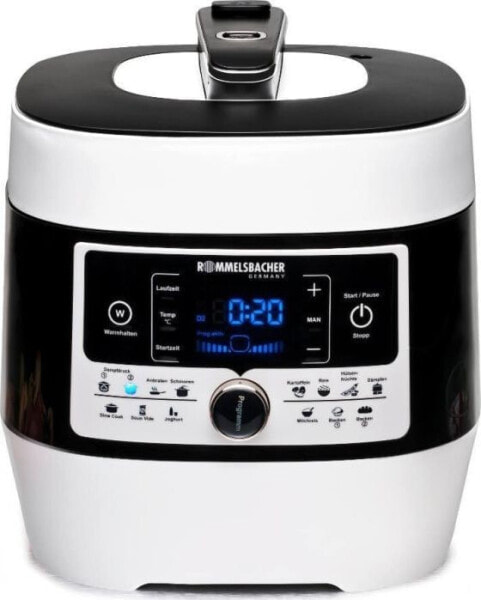 Rommelsbacher Rommelsbacher vapor pressure & Multicookings MD 1000 (white / black)