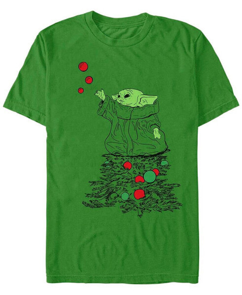 Men's Star Wars Mandalorian Grogu Tree Short Sleeves T-shirt