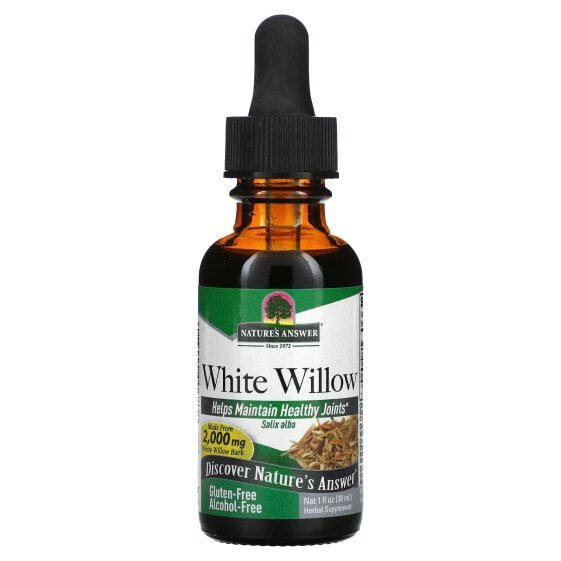 White Willow Extract, Alcohol-Free, 2,000 mg, 1 fl oz (30 ml)