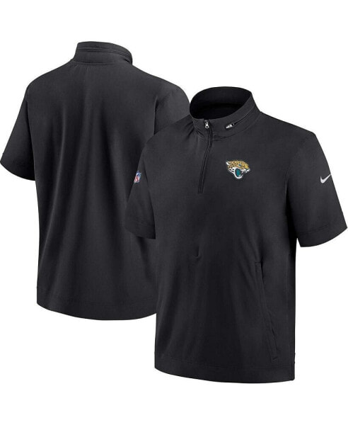 Куртка с капюшоном Nike мужская Jacksonville Jaguars черного цвета Coach Quarter-Zip.