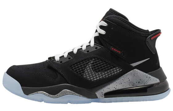 Кроссовки Nike Air Jordan Mars 270 Black Metallic Silver (Черный)