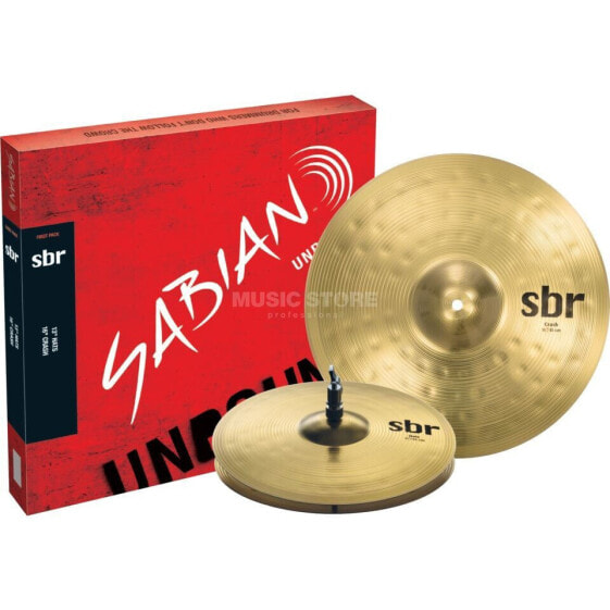 Sabian sbr First Pack, 13" HiHat, 16" Crash