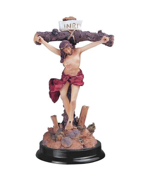 5"H Jesus Nailed On The Cross Wall Plaque Crucifix Holy Home Decor Perfect Gift for House Warming, Holidays and Birthdays