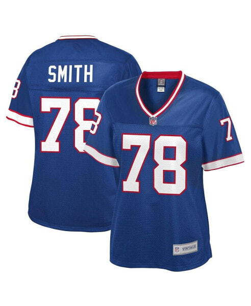 Women's Bruce Smith Royal Buffalo Bills Retired Player Replica Jersey