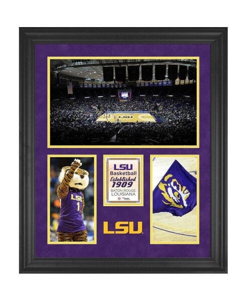 LSU Tigers Pete Maravich Assembly Center Framed 20" x 24" 3-Opening Collage