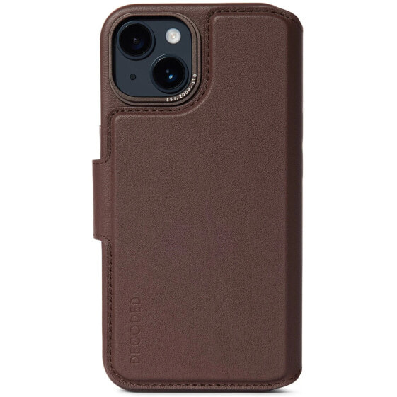 Кошелек Decoded Leather MagSafe Modu Wallet iP 13/14 Шоколадно-коричневый