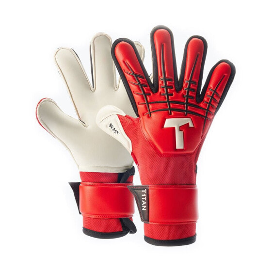 Вратарские перчатки T1TAN Красный Зверь 3.0 Детские с защитой пальцев