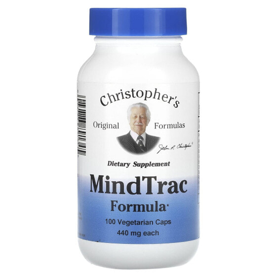 MindTrac Formula, 440 mg, 100 Vegetarian Caps