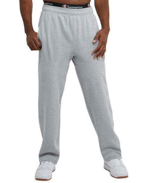 Men's Big & Tall Powerblend Open Bottom Fleece Sweatpants