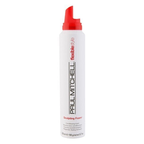 Caring styling mousse for flexible reinforcement hairstyle Flexible Style (Sculpting Foam) 200 ml