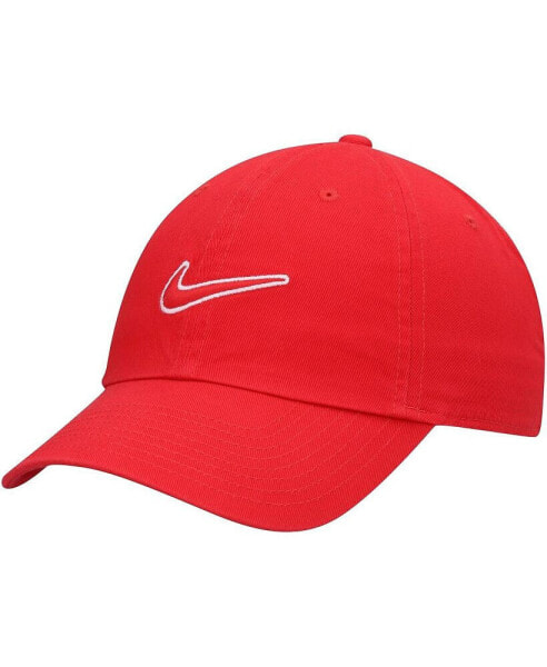 Men's Red Heritage86 Essential Logo Adjustable Hat