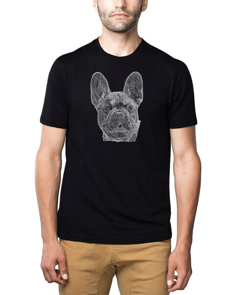 Men's Premium Word Art French Bulldog T-shirt