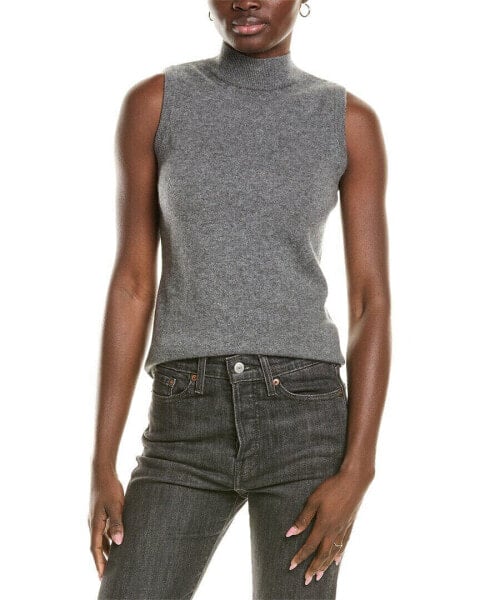 Sofiacashmere Mock Neck Cashmere Tank Women's