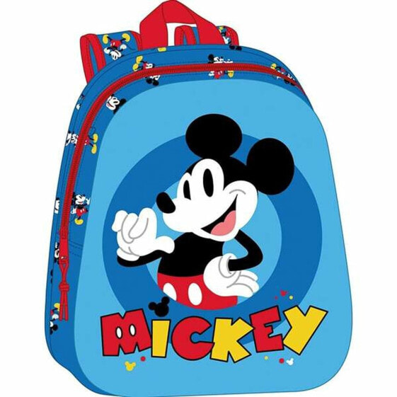 Школьный рюкзак Mickey Mouse Clubhouse Синий 27 x 33 x 10 cm