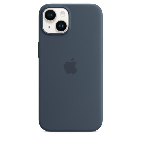 Apple iPhone 14 Silikon Case mit MagSafe"Sturmblau iPhone 14