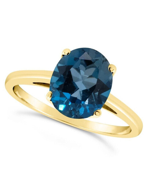 London Topaz (3-5/8 ct. t.w.) Ring in 14K Yellow Gold