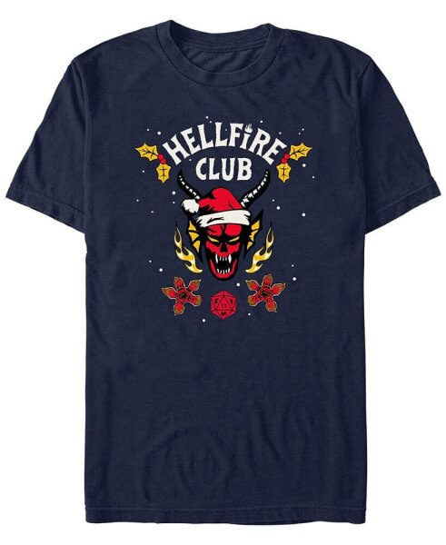 Men's Stranger Things A Hellfire Holiday Short Sleeves T-shirt