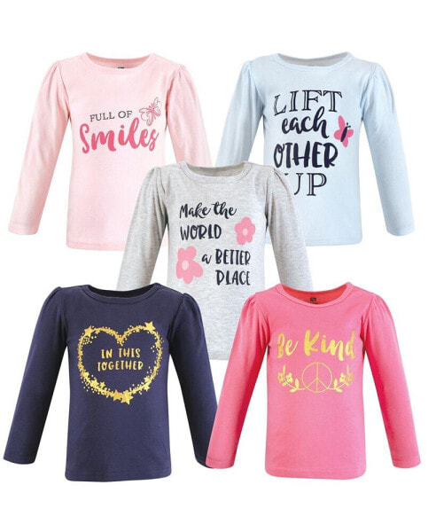 Baby Girls Long Sleeve T-Shirts, Be Kind