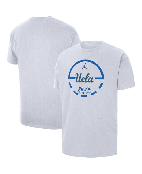 Men's White UCLA Bruins Free Throw Basketball T-shirt